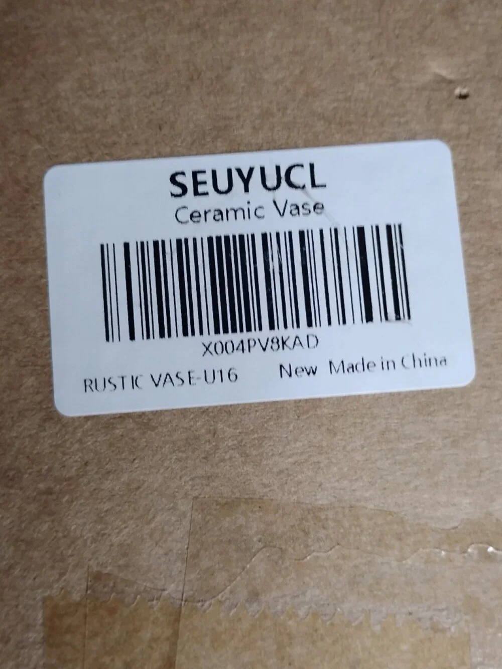 Seuyucl Rustic Ceramic Dimpled Vase 8